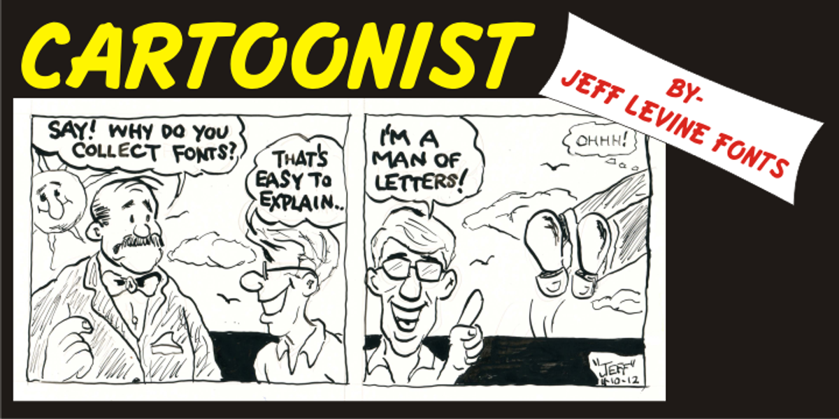 Cartoonist JNL, a Handwritten Font by Jeff Levine Fonts