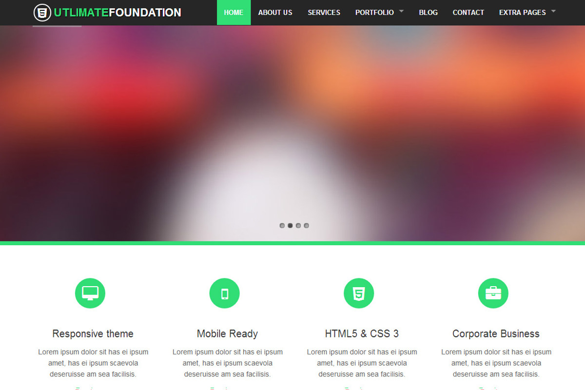 Foundation 4 Business Theme 5 in 1, a Websites & App Template by Responsive Business Theme (Photo 4 of 4)