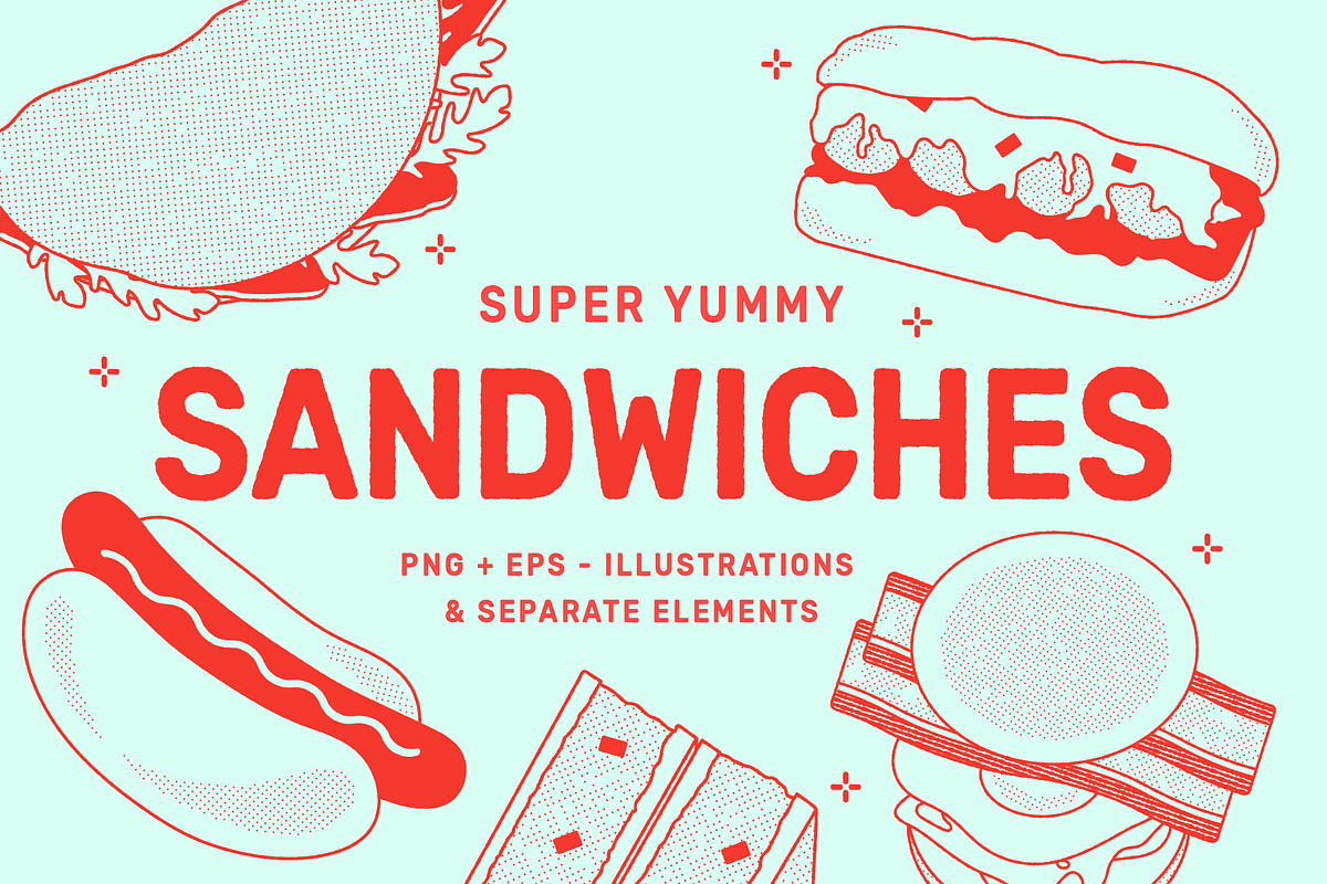 Food Illustration Vector Bundle, a Food Illustration by TheFoodAtlas (Photo 20 of 26)