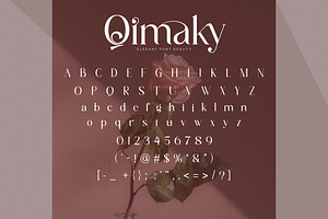 Qimaky _ Elegant Font Beauty