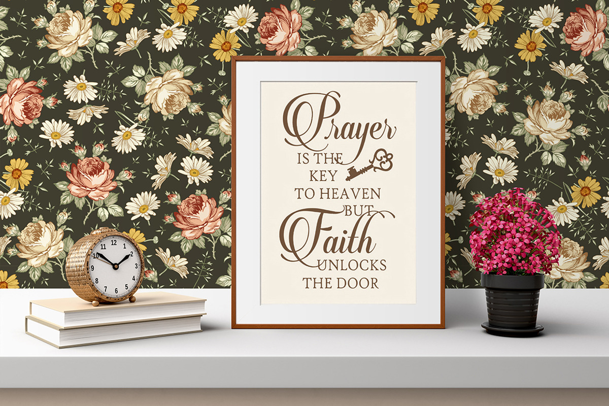 Set Seamless Flowers Roses Chamomile, a Pattern Graphic by Vintage (Photo 9 of 13)