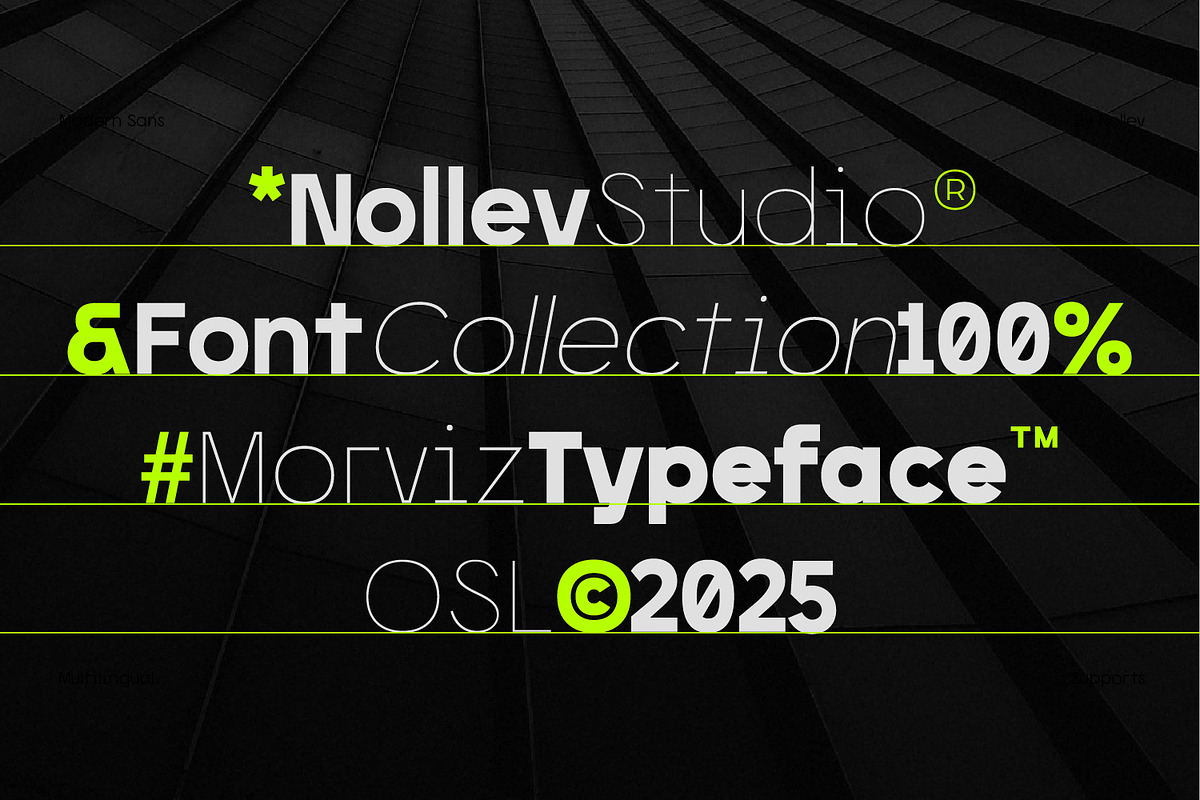Morviz – New Sans (18 Styles), a Sans Serif Font by Nollev (Photo 9 of 12)
