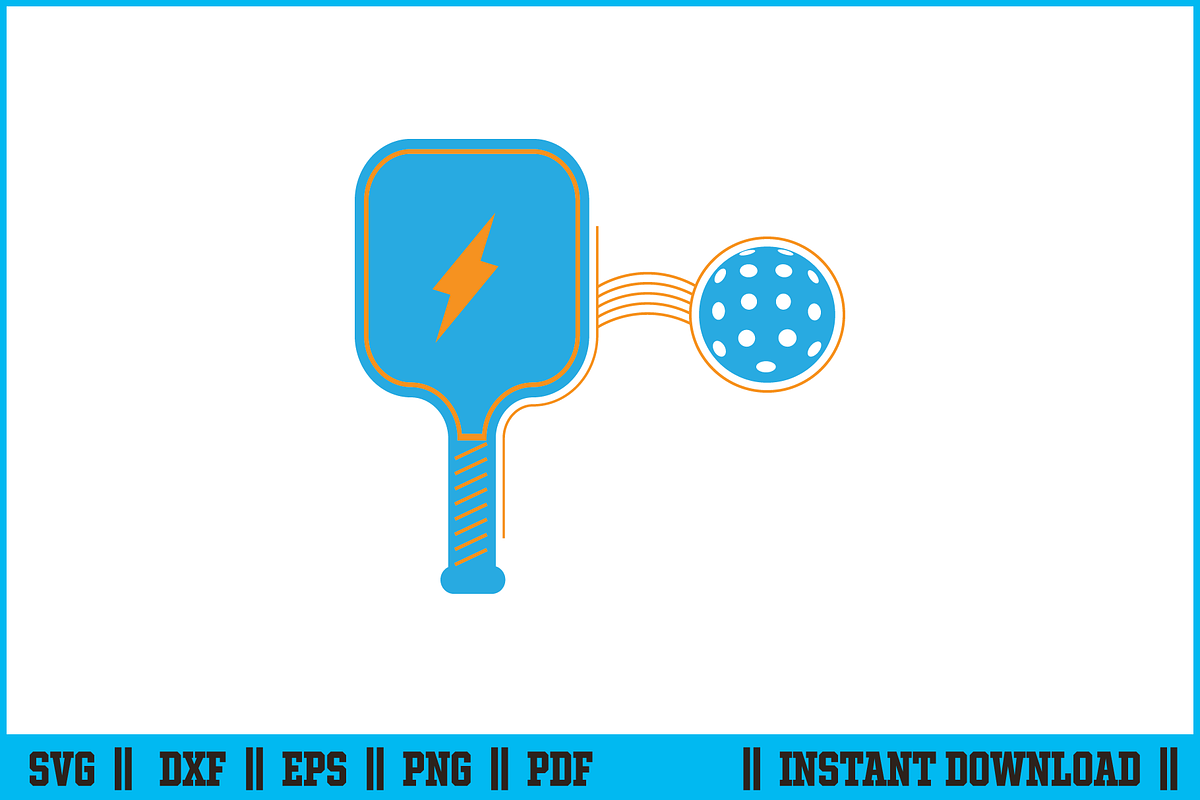 Custom Pickleball Vector Design, a Sport Illustration by Handy Arts Studio