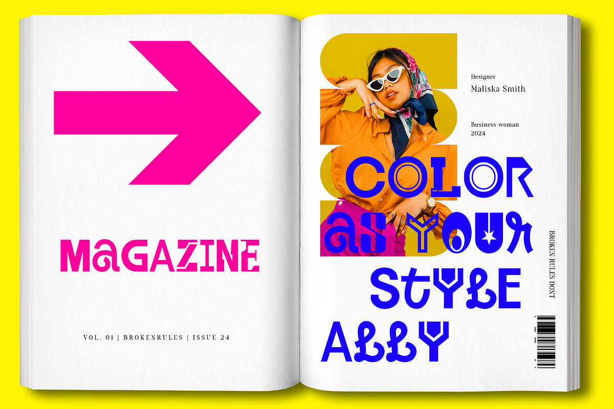 Broken Rules - Anti Design Font, a Symbol Font by Sronstudio (Photo 2 of 12)