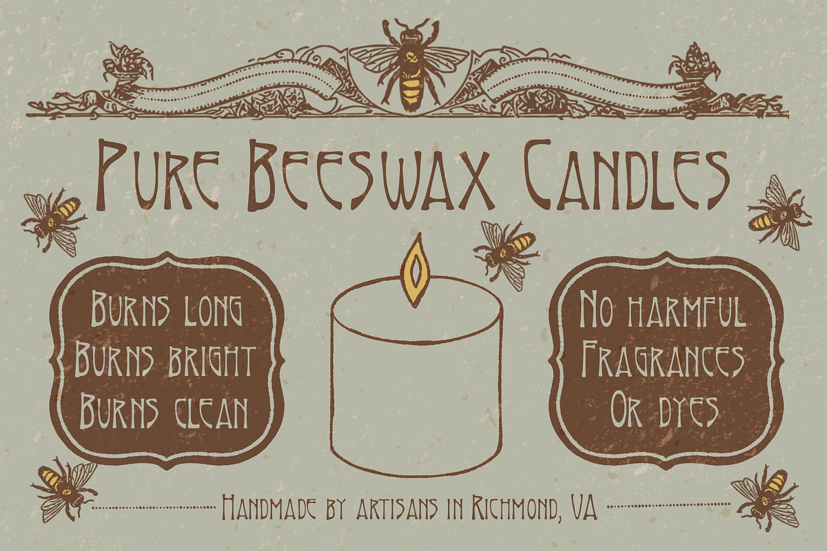 Art Nouveau Font, a Font by Liz Kohler Brown (Photo 3 of 5)