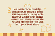 Bread Squishy - A Fun & Cozy Font, a Sans Serif Font by khurasan (Thumbnail 3 of 6)