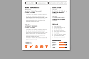 Resume Template Layout, a Resume Template by MightyDesign (Thumbnail 5 of 8)