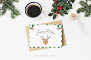 Letters to Santa - watercolor set, a Seasonal Illustration by LeriaArt watercolor (Thumbnail 5 of 6)