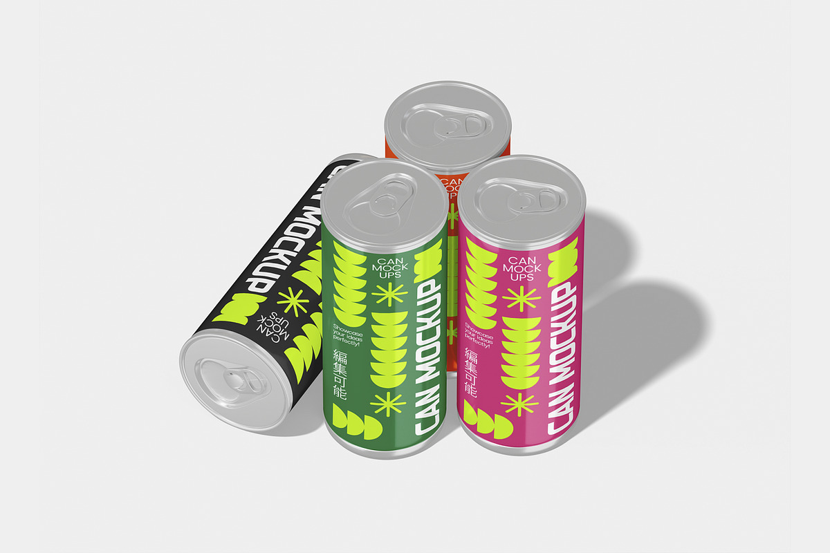 Can Mockup, a Cups & Container Mockup by Unerispace (Photo 3 of 3)