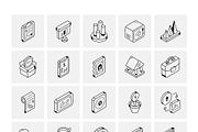 Isometric Fintech and Trade Icons, an Outline Icon by Vectors Market (Thumbnail 4 of 5)