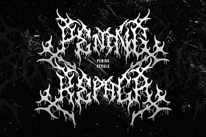 Blasphemy Black Metal Font