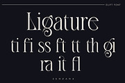 glift font, a Serif Font by senzana (Thumbnail 8 of 10)