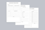 Study Planning Pages Set V-03, a Stationery Template by shahsoft (Thumbnail 2 of 3)