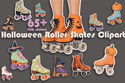 Halloween Roller Skates Clipart, an Object Graphic by Jakayla Digital Co (Thumbnail 10 of 15)