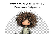 Whimsical Birthday Boy Clipart PNG, an Illustration by one-touch (Thumbnail 10 of 18)