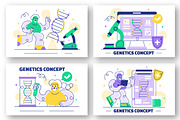 10 Genetics Research Illustration, a Healthcare Illustration by denayunebgt (Thumbnail 3 of 4)