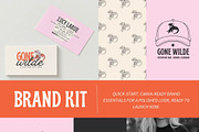 DIY Logo Canva - Gone Wilde, a Branding & Logo Template by Hello Holly Studio (Thumbnail 1 of 8)