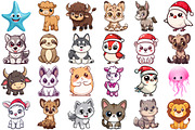 Cute Animals Png, an Animal Illustration by Forhadx5 (Thumbnail 6 of 13)