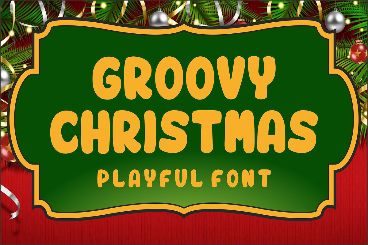 Groovy Christmas, a Font by Limited.studio (Photo 1 of 6)