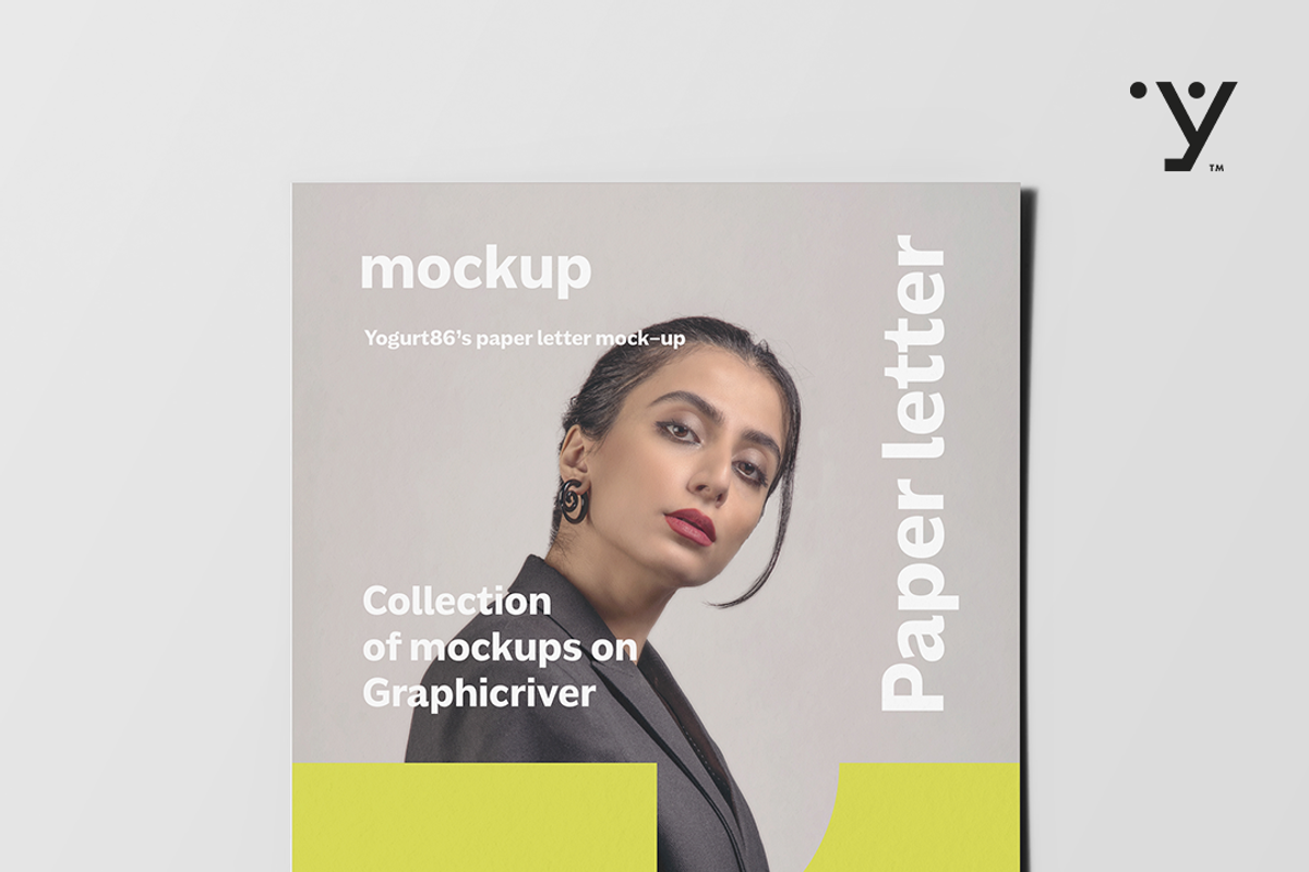 Paper Letter Mock-up, an Advertising Mockup by Yogurt86 (Photo 5 of 8)