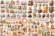 Autumn Clipart Huge Bundle, an Illustration by Sublimation Artist (Thumbnail 5 of 12)