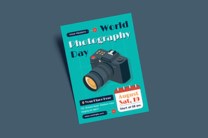 Photography Day Flyer Template