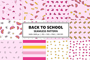 Back to School Seamless Pattern Set, a Pattern Graphic by Gfx Expert Team (Thumbnail 1 of 3)