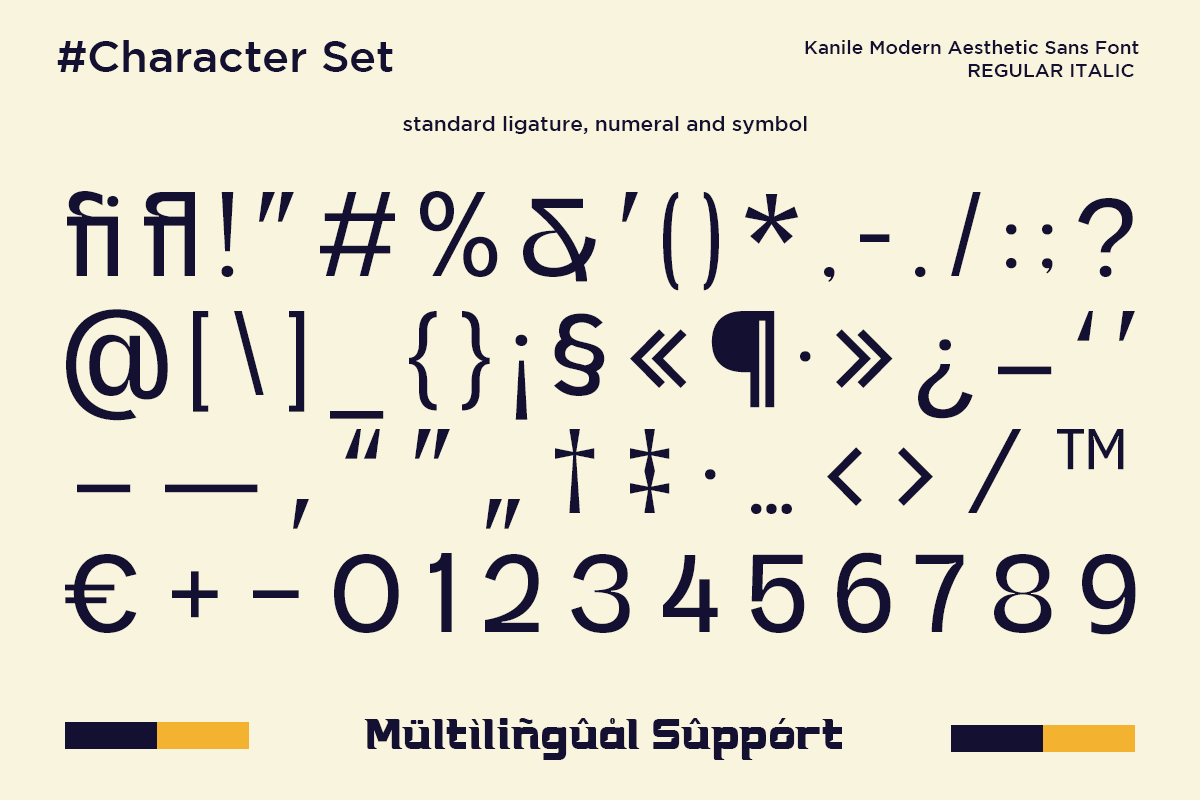 Kanile - Family Aesthetic Sans Font, a Sans Serif Font by Say Studio (Photo 11 of 11)
