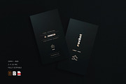 5 in 1 Vertical Luxury Business Card, a Business Card Template by Ctrl space studio (Thumbnail 2 of 6)
