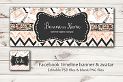 Fashion Facebook Timeline Banner Set, a Websites & App Template by Pinkinks (Thumbnail 1 of 2)