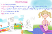 Yoga Kids Clipart, an Illustration by AnimadDesign (Thumbnail 3 of 10)