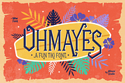 Ohmayes A Fun Tiki Font, a Serif Font by Allouse Studio (Thumbnail 1 of 10)