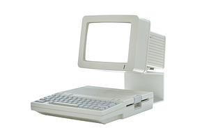 Old desktop PC with blank screen, a Technology Photo by BOOCYS
