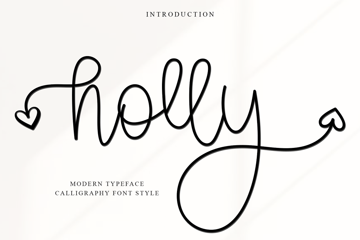 Holly, a Handwritten Font by InermediaSTUDIO (Photo 1 of 8)