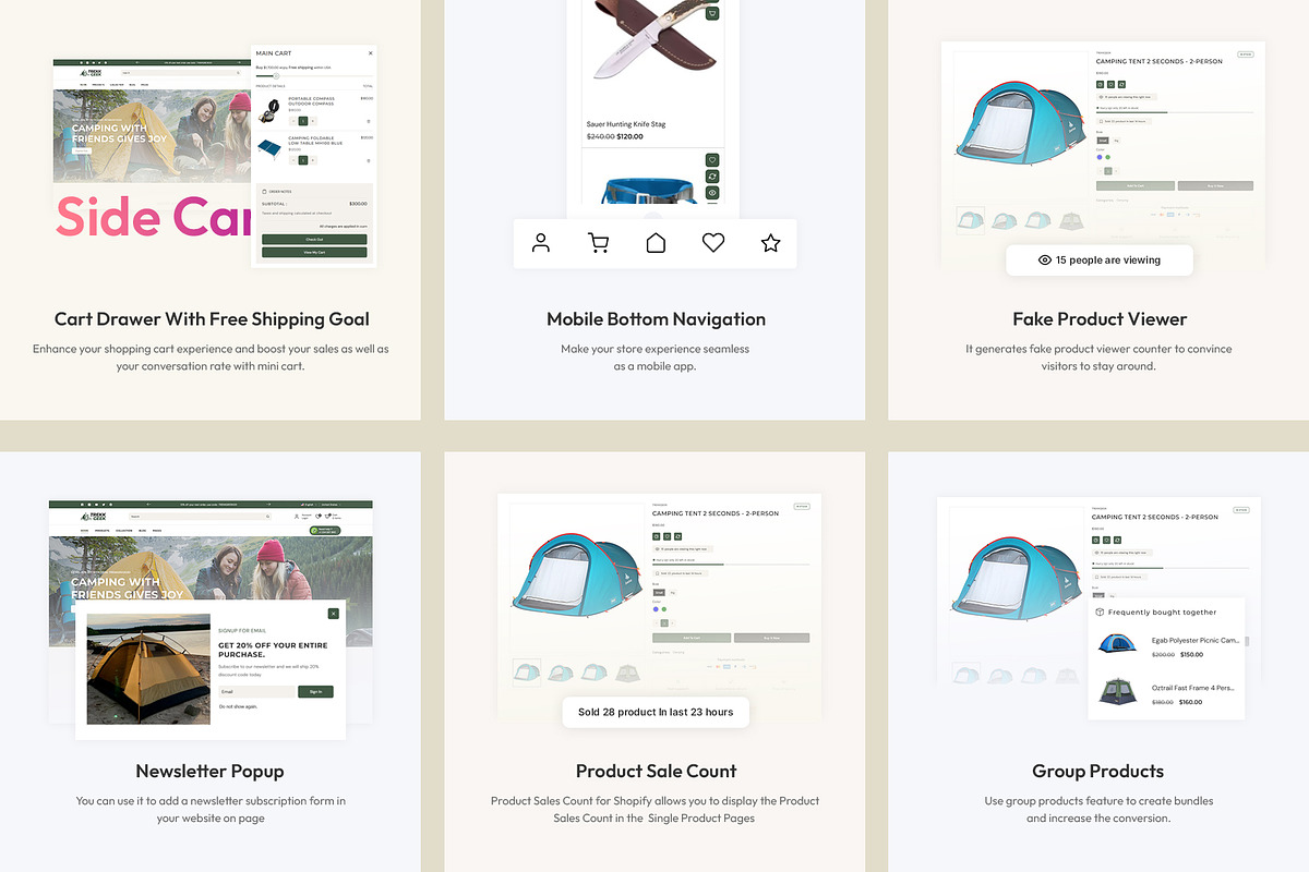 Trekking and Hiking Shopify Theme, a Shopify Template by LogicGo Shopify Experts (Photo 5 of 7)