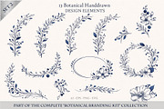 Handdrawn Botanical Frames & Element, an Object Graphic by Christine Krahl (Thumbnail 1 of 4)