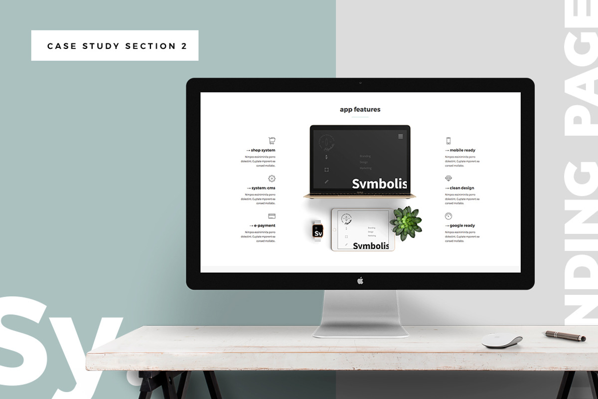 Symbolis Bootstrap Landing Page, a Bootstrap Template by Egotype (Photo 11 of 18)
