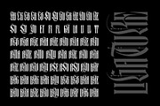 Black Letterfly Typeface, a Blackletter Font by alit design (Thumbnail 13 of 20)