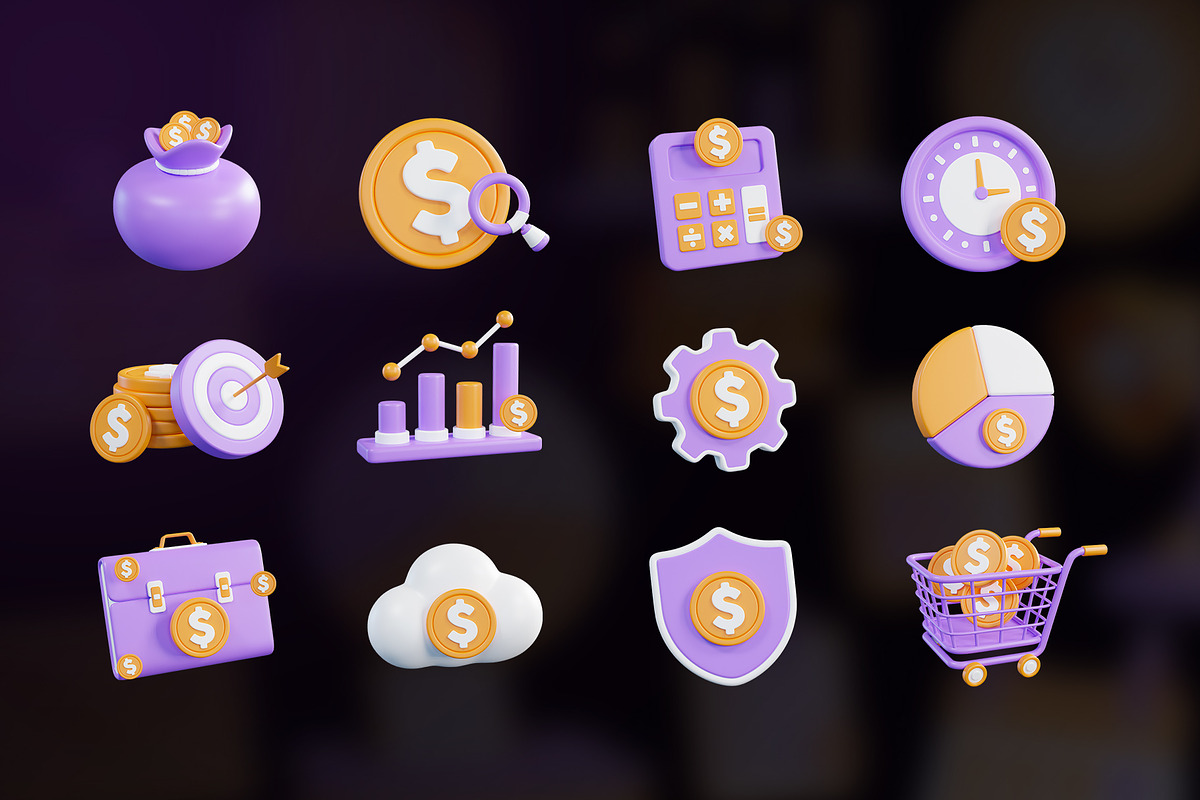 Finance 3D Icon, an Object Graphic by Artnivora.Std (Photo 4 of 4)