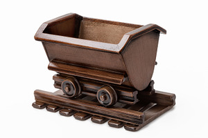 Mine trolley with railway stock photo containing trolley and car