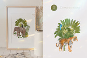 Jungle Book Watercolor Clipart, an Animal Illustration by mila_leev (Thumbnail 4 of 6)