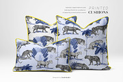 Indigo Safari Luxury Print Designs, a Pattern Graphic by TSTUDIO (Thumbnail 4 of 11)
