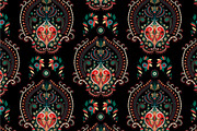 Indian Damask patterns, a Pattern Graphic by Sunny_Lion (Thumbnail 2 of 3)