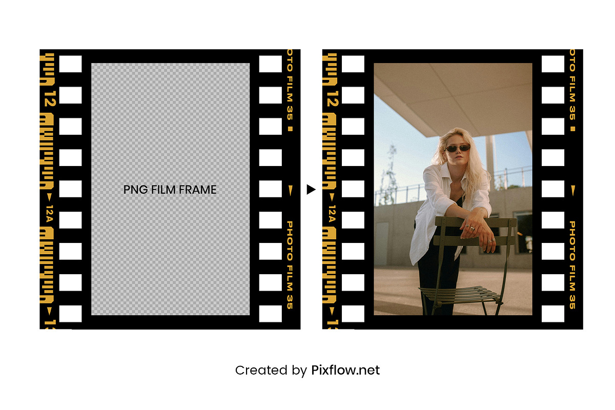 PNG Film Frame Pack, an Object Graphic by Pixflow (Photo 4 of 10)