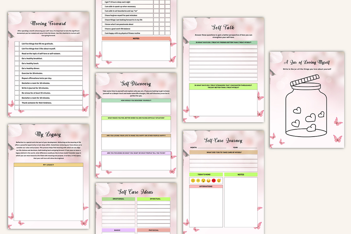 2026 Self-Love Building Workbook preview 2