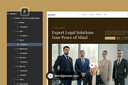Juristex - Law Firm Landing Page, a Landing Page Template by SLAB! Design (Thumbnail 2 of 4)