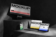 10 PSD Dark Multi Device Mockup Set, a Mac Mockup by East Gallery (Thumbnail 1 of 10)