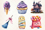 Halloween Kawaii Spooky Clipart, an Illustration by Dream Creation (Thumbnail 6 of 7)