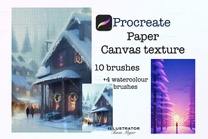 Procreate Canvas Paper Texture Brush