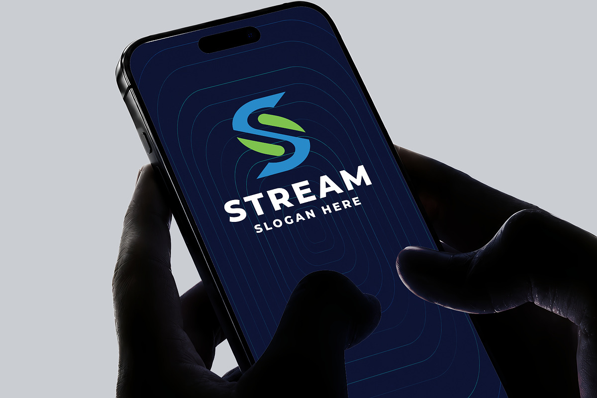 Stream Modern Letter S Logo, a Branding & Logo Template by Design_Planet (Photo 1 of 3)